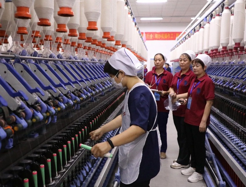 常山集團所屬常山北明成功舉辦2024年全國行業(yè)(細紗機操作工)職業(yè)技能競賽河北省選拔賽